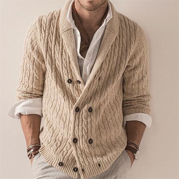 men's sweaters mens clothes autumn cardigan double breasted lapel long sleeve warm stretchy casual simple fashion knitting male sweater, White;black
men's sweaters mens clothes autumn cardigan double breasted lapel long sleeve warm stretchy casual simple fashion knitting male sweater, White;black