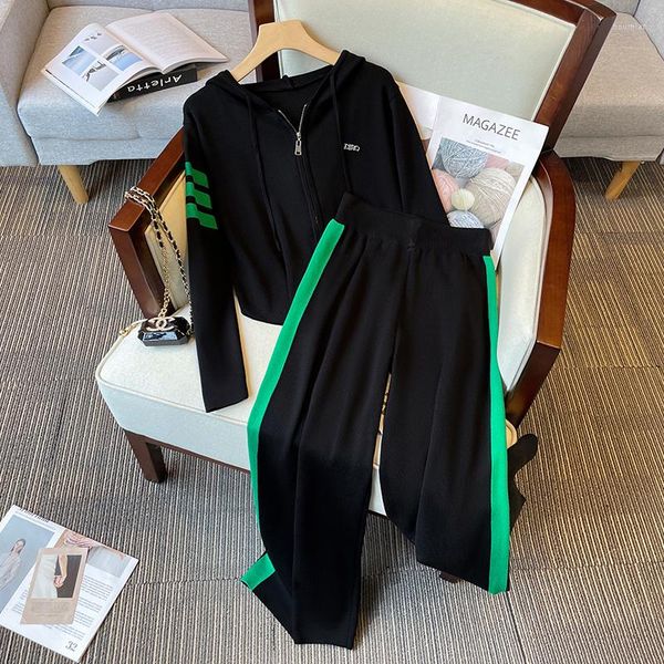 women's two piece pants women stripe knitted suit hoodies cardigan and pant set sweater matching outfit female tracketsuit casual, White
women's two piece pants women stripe knitted suit hoodies cardigan and pant set sweater matching outfit female tracketsuit casual, White