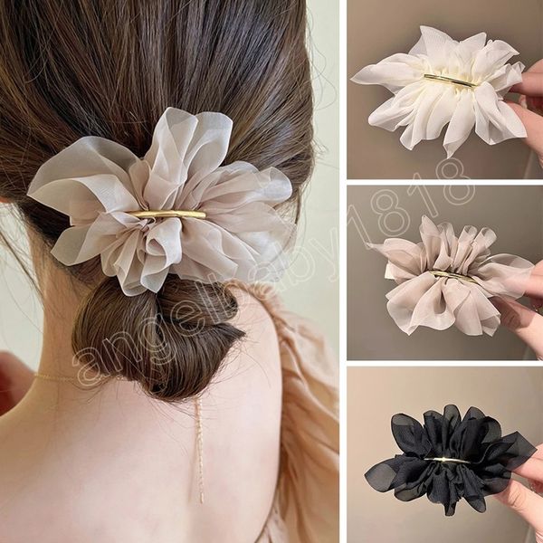 ribbon hair clip chiffon hairpin hair accessories sweet women barrette hairgrips bow barrettes flower spring clips, Slivery;white
ribbon hair clip chiffon hairpin hair accessories sweet women barrette hairgrips bow barrettes flower spring clips, Slivery;white