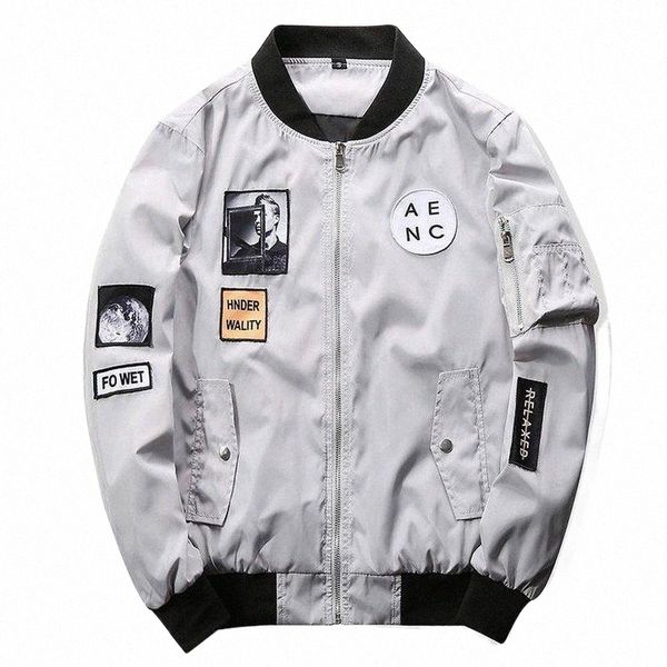 men's jackets fashion men bomber jacket hip hop patch designs slim fit pilot coat plus size 4xl s2gx#, Black;brown
men's jackets fashion men bomber jacket hip hop patch designs slim fit pilot coat plus size 4xl s2gx#, Black;brown