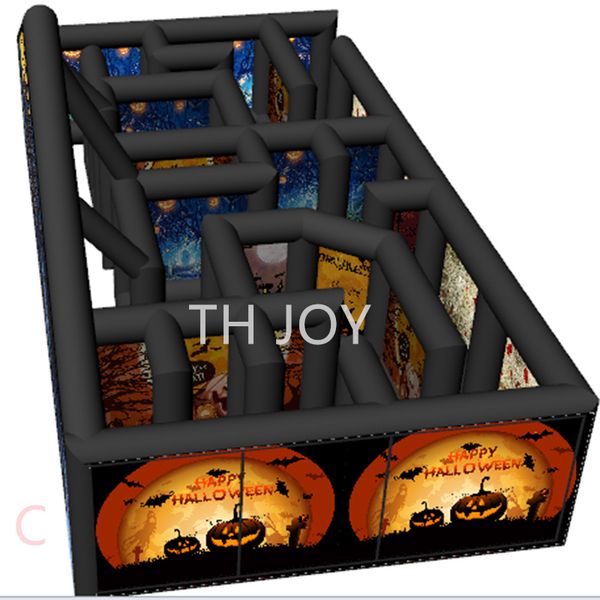 delivery outdoor activities 10x5m giant inflatable maze haunted house with printing for halloween party
delivery outdoor activities 10x5m giant inflatable maze haunted house with printing for halloween party