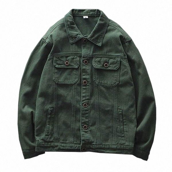 mcikkny men cargo classic denim jackets solid color washed outwear for male clothing size m-2xl men's 60cz#, Black;brown
mcikkny men cargo classic denim jackets solid color washed outwear for male clothing size m-2xl men's 60cz#, Black;brown