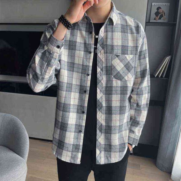 men's casual shirts versatile shirt men's autumn and winter long sleeve casual youth wear inside outside fashion br 2022 new, White;black
men's casual shirts versatile shirt men's autumn and winter long sleeve casual youth wear inside outside fashion br 2022 new, White;black