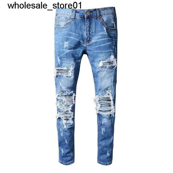 men's jeans brand preferential cotton bullet men's slim fit style denim pants, Blue
men's jeans brand preferential cotton bullet men's slim fit style denim pants, Blue