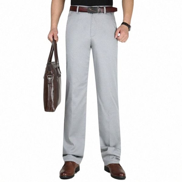 spring autumn middle-aged male leisure high waist straight loose men trousers thin business casual pants ice silk cotton elastic men's, Black
spring autumn middle-aged male leisure high waist straight loose men trousers thin business casual pants ice silk cotton elastic men's, Black