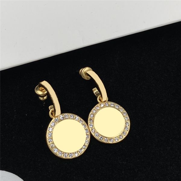 luxury beauty head charm earrings diamond round pendant studs women rhinestone maze eardrops with box, Golden
luxury beauty head charm earrings diamond round pendant studs women rhinestone maze eardrops with box, Golden