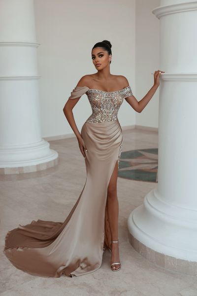 mermaid split evening dresses champagne beaded arabic special occasion dress women dress off the shoulder prom gowns, Black;red
mermaid split evening dresses champagne beaded arabic special occasion dress women dress off the shoulder prom gowns, Black;red