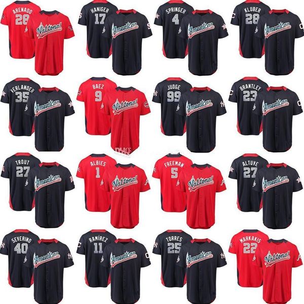 2018 all-star jerseys 17 haniger 4 springer 27 altuve 35 verlander 27 trout 9 baez 25 torres 40 severino 99 judge 11 ramirez 23 br259v, Black
2018 all-star jerseys 17 haniger 4 springer 27 altuve 35 verlander 27 trout 9 baez 25 torres 40 severino 99 judge 11 ramirez 23 br259v, Black