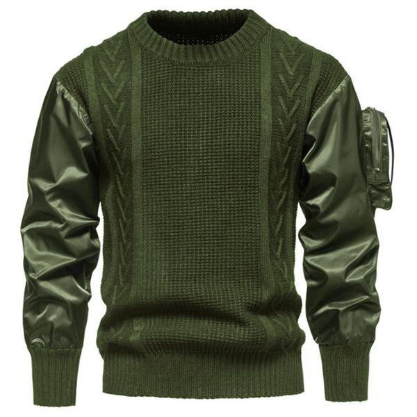 men's sweaters men's sweater military tactical sweater patchwork arm pocket men's pullovers sweater product male knitted swea, White;black
men's sweaters men's sweater military tactical sweater patchwork arm pocket men's pullovers sweater product male knitted swea, White;black