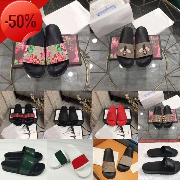 20222022 designer men women slippers rubber slides sandal flat blooms strawberry tiger bees green red white shoes beach outdoor flower flip, Black
20222022 designer men women slippers rubber slides sandal flat blooms strawberry tiger bees green red white shoes beach outdoor flower flip, Black
