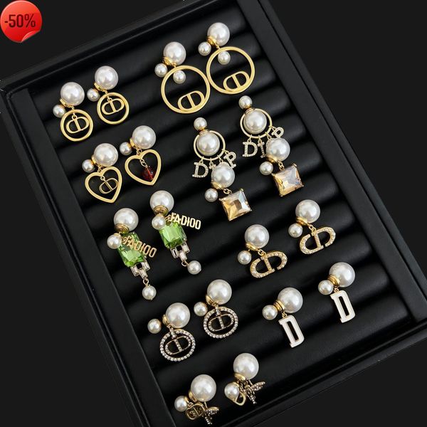 50% off factory special clearance designer jewelry earrings charms new d di women's letter hanging brass luxury fashion, Golden
50% off factory special clearance designer jewelry earrings charms new d di women's letter hanging brass luxury fashion, Golden
