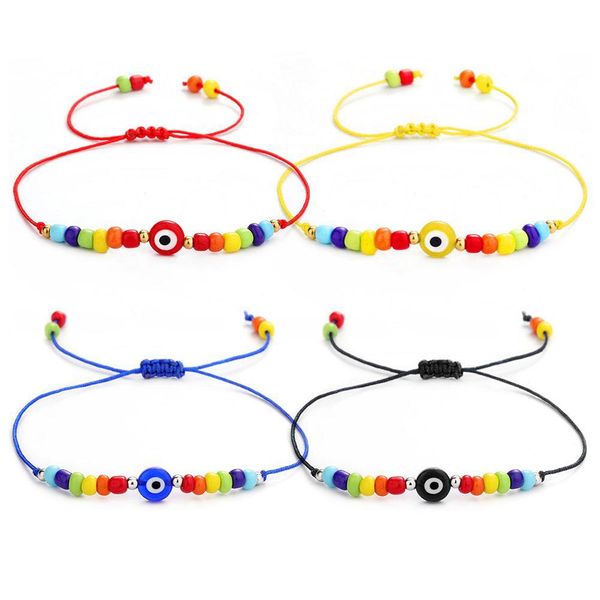 link chain fashion seed beads evil blue eye rope chain bracelet handmade woven crystal glass bracelets for women men couple friendsh dhovk, Black
link chain fashion seed beads evil blue eye rope chain bracelet handmade woven crystal glass bracelets for women men couple friendsh dhovk, Black