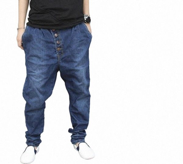 men's pants wholesale- men blue denim jeans large harem baggy trousers tapered hiphop casual1 x9v2#, Black
men's pants wholesale- men blue denim jeans large harem baggy trousers tapered hiphop casual1 x9v2#, Black