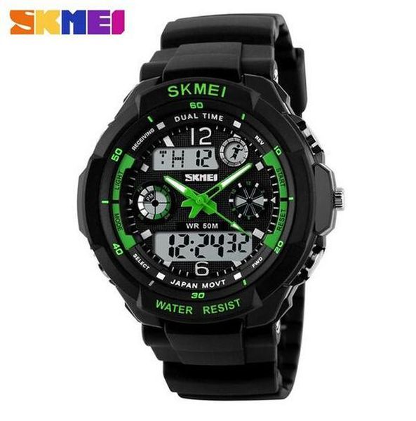 fashion skmei sports brand watch men s shock resistant quartz wristwatches digital and analog military led casual watches, Slivery;brown
fashion skmei sports brand watch men s shock resistant quartz wristwatches digital and analog military led casual watches, Slivery;brown