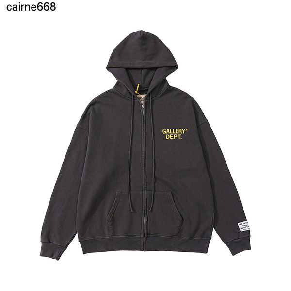 men's hoodies sweatshirts american gary dept. vintage letter printed zipper men's loose hooded women's lover's sweater, Black
men's hoodies sweatshirts american gary dept. vintage letter printed zipper men's loose hooded women's lover's sweater, Black