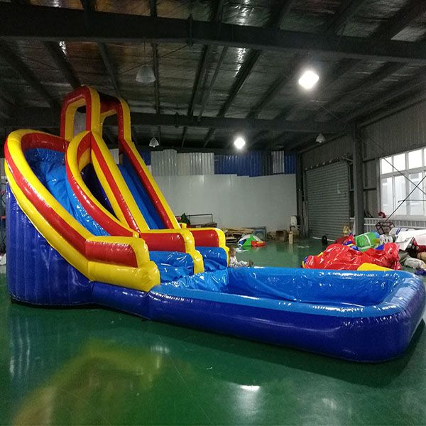 outdoor games & activities inflatable pool with slide factory price
