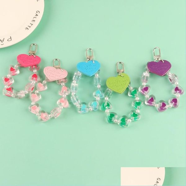key rings key rings creative resin heart bracelet keychain for women girl colorf leather love keyring charm bag car pendant chains gi dhrms, Slivery;golden
key rings key rings creative resin heart bracelet keychain for women girl colorf leather love keyring charm bag car pendant chains gi dhrms, Slivery;golden