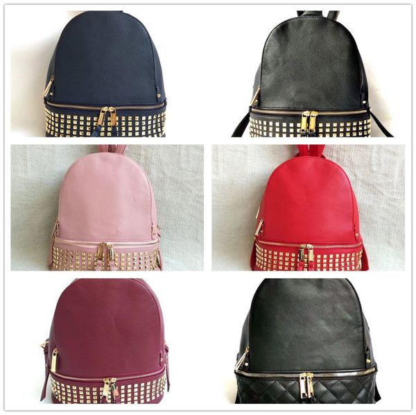 leather hip hop punk rivet women's shoulders bags designers fashion ladies student backpack for teenage multi-function pu high qua, Black
leather hip hop punk rivet women's shoulders bags designers fashion ladies student backpack for teenage multi-function pu high qua, Black