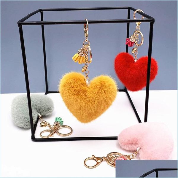 key rings lovely tassel peach heart key chains rings heart-shaped plush bag pendant car keychain creative gift drop delivery 2021 jewe dh816, Slivery;golden
key rings lovely tassel peach heart key chains rings heart-shaped plush bag pendant car keychain creative gift drop delivery 2021 jewe dh816, Slivery;golden