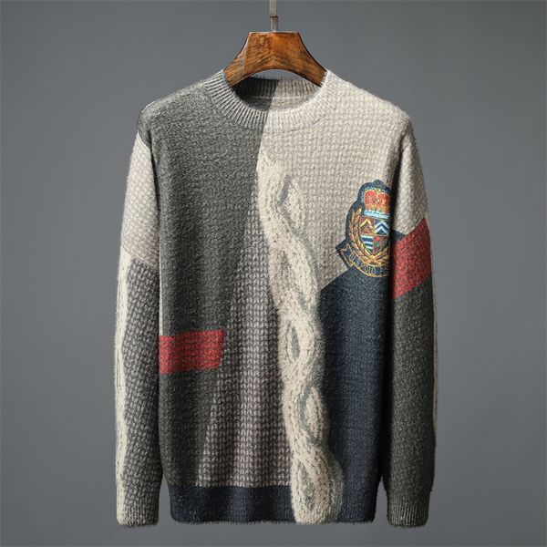 sweaters wool with budge letters fashion sweatshirts knits long sleeevs outwears warm man sweater orange m-3xl q001, Black
sweaters wool with budge letters fashion sweatshirts knits long sleeevs outwears warm man sweater orange m-3xl q001, Black