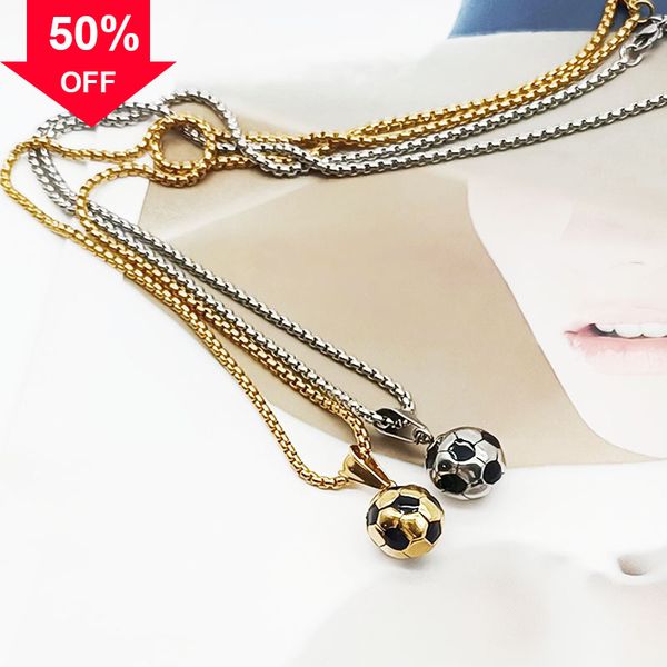 designer style necklace birthday christmas pearl chain titanium steel football men and women's stainls lovers world cup fans souvenir, Silver
designer style necklace birthday christmas pearl chain titanium steel football men and women's stainls lovers world cup fans souvenir, Silver