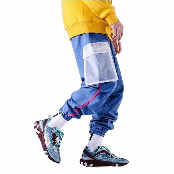 men's pants rhymonster side transparent big pockets jogger 2021 casual harem joggers streetwear mens high street fashion loose trouser1, Black
men's pants rhymonster side transparent big pockets jogger 2021 casual harem joggers streetwear mens high street fashion loose trouser1, Black
