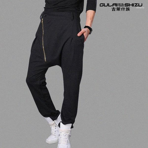 men's pants 2021 clothing gd hair stylist non-mainstream casual personality drop-crotch harem plus size singer costumes1 n9uv#, Black
men's pants 2021 clothing gd hair stylist non-mainstream casual personality drop-crotch harem plus size singer costumes1 n9uv#, Black