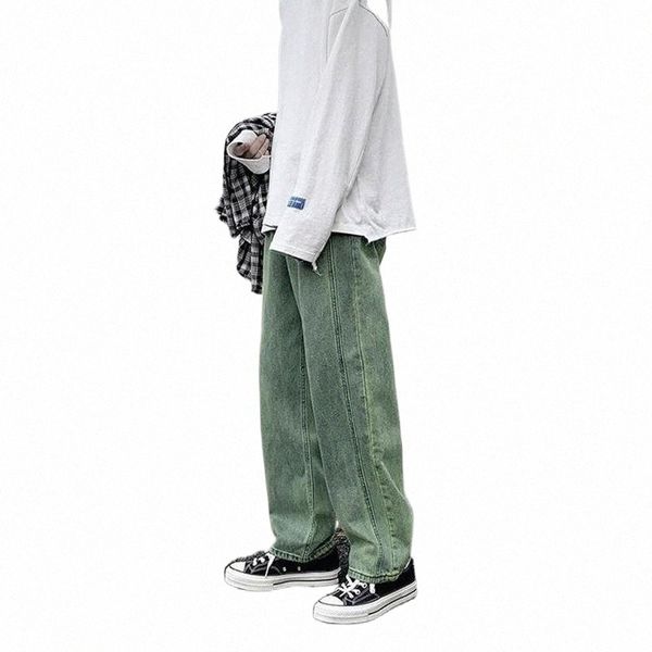 men's jeans spring fashion brand straight korean students' versatile wide leg casual pants 22h9#, Blue
men's jeans spring fashion brand straight korean students' versatile wide leg casual pants 22h9#, Blue