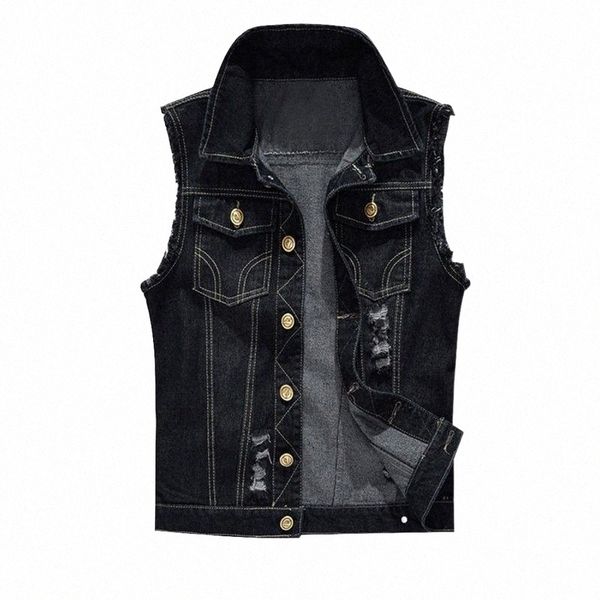 cotton jeans sleeveless jacket vest men black denim male cowboy outdoors waistcoat mens plus size 6xl men's jackets u3jd#, Black;brown
cotton jeans sleeveless jacket vest men black denim male cowboy outdoors waistcoat mens plus size 6xl men's jackets u3jd#, Black;brown