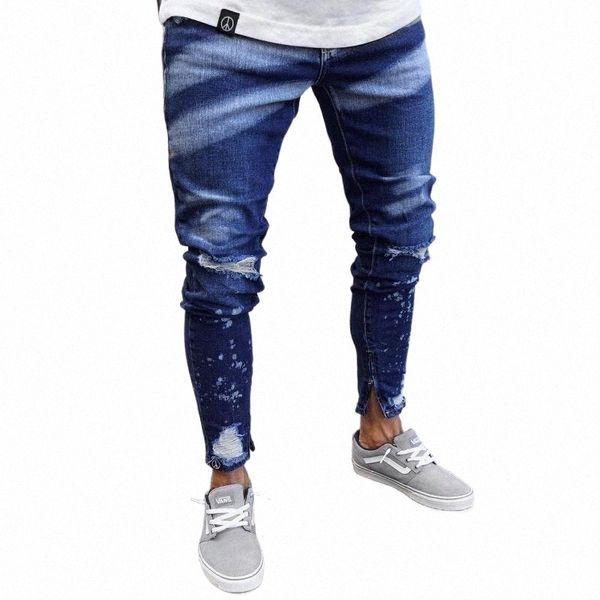 men's jeans boozrey men stitching pants slim ripped feet clothing y2k clothes korean fashion streetwear trousers a0eo#, Blue
men's jeans boozrey men stitching pants slim ripped feet clothing y2k clothes korean fashion streetwear trousers a0eo#, Blue