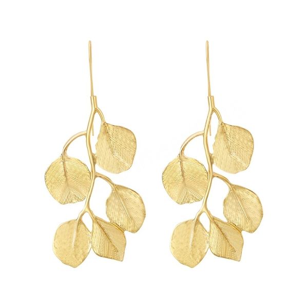 vintage classic leaves metal dangle earrings geometric high-quality gold earrings jewelry accessories for women fashion gift, Silver
vintage classic leaves metal dangle earrings geometric high-quality gold earrings jewelry accessories for women fashion gift, Silver