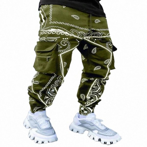 men's pants fashion printed cashew blossom loose harem high street multi bag overalls casual hip hop clothing d4gs#, Black
men's pants fashion printed cashew blossom loose harem high street multi bag overalls casual hip hop clothing d4gs#, Black