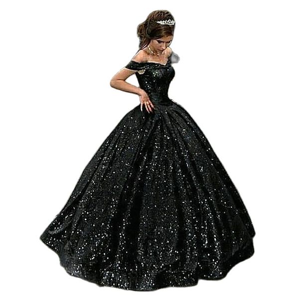 sparkly off shoulder evening dresses lace up sequins princess ball gown a line floor length prom party gowns robe de soiree, Black;red
sparkly off shoulder evening dresses lace up sequins princess ball gown a line floor length prom party gowns robe de soiree, Black;red