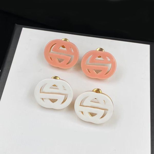 stud earrings light luxury brand designer fashion classic simple style wedding party couple gift jewelry with box, Golden;silver
stud earrings light luxury brand designer fashion classic simple style wedding party couple gift jewelry with box, Golden;silver