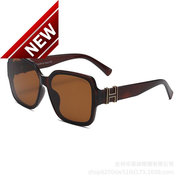 sunglasses brands men's women's new frame box h family tan sunscreen tiktok the same personalized, White;black
sunglasses brands men's women's new frame box h family tan sunscreen tiktok the same personalized, White;black