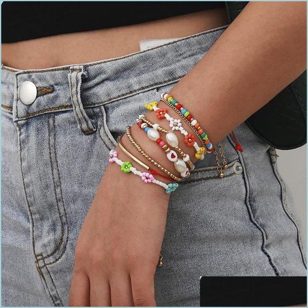 charm bracelets bohemian style rice beads chains hand link bracelets body jewelry girl women summer beach bracelet wholesale by dh3au, Golden;silver
charm bracelets bohemian style rice beads chains hand link bracelets body jewelry girl women summer beach bracelet wholesale by dh3au, Golden;silver