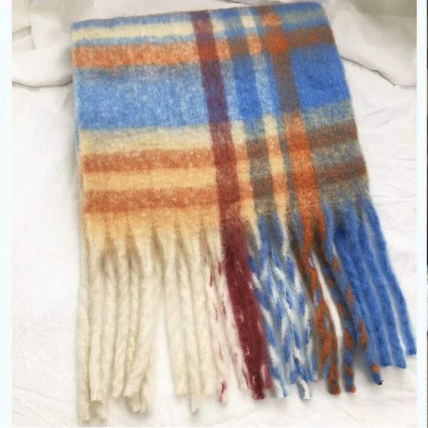 new color contrast ac rainbow checkered scarf for women in autumn and winter long beautiful matching large tassel shawl warm, Blue;gray
new color contrast ac rainbow checkered scarf for women in autumn and winter long beautiful matching large tassel shawl warm, Blue;gray
