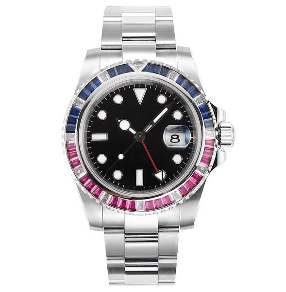diamond watches men's 116759 saru black dial 40mm 904l stainless steel ceramic rim luminous sapphire crystal glass fully automatic mach, Slivery;brown
diamond watches men's 116759 saru black dial 40mm 904l stainless steel ceramic rim luminous sapphire crystal glass fully automatic mach, Slivery;brown