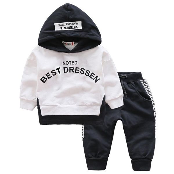 2pc toddler baby boys clothes letter long sleeves hooded coat t shirt pants sets 52 z2245a, White
2pc toddler baby boys clothes letter long sleeves hooded coat t shirt pants sets 52 z2245a, White