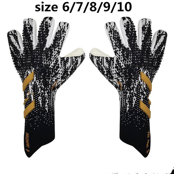 2022 goalkeeper gloves finger protection professional men football gloves adults kids thicker goalie soccer glove df2157, Black
2022 goalkeeper gloves finger protection professional men football gloves adults kids thicker goalie soccer glove df2157, Black