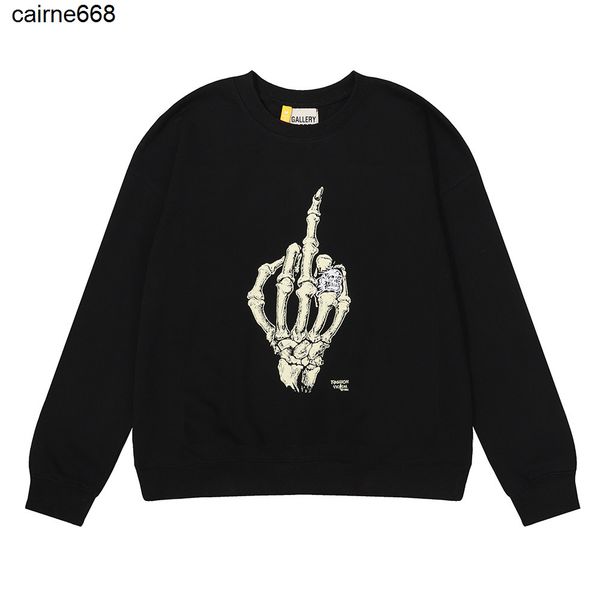 men's hoodies sweatshirts american fashion brand gary dept bronzed letter skull hand bone printed cotton wool circle round neck sweater, Black
men's hoodies sweatshirts american fashion brand gary dept bronzed letter skull hand bone printed cotton wool circle round neck sweater, Black