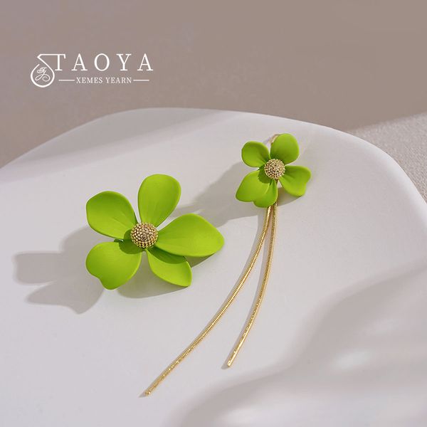 fresh and elegant mori green flower shaped asymmetric tassel earrings 2022 new jewelry party girls fashion accessories for woman, Silver
fresh and elegant mori green flower shaped asymmetric tassel earrings 2022 new jewelry party girls fashion accessories for woman, Silver