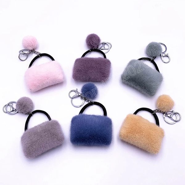 candy color bag keychains cute plush car key chain creative couple pendant gift hair ball hanging accessories pom pom keychain, Silver
candy color bag keychains cute plush car key chain creative couple pendant gift hair ball hanging accessories pom pom keychain, Silver