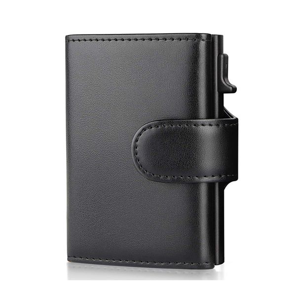 fashion aluminum credit card wallet rfid blocking trifold smart men wallets genuine leather slim with coin pocket, Red;black
fashion aluminum credit card wallet rfid blocking trifold smart men wallets genuine leather slim with coin pocket, Red;black