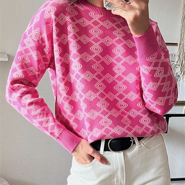 women s sweaters autumn winter knitted pullovers fall jacquard o neck thick warm casual 220916, White;black
women s sweaters autumn winter knitted pullovers fall jacquard o neck thick warm casual 220916, White;black
