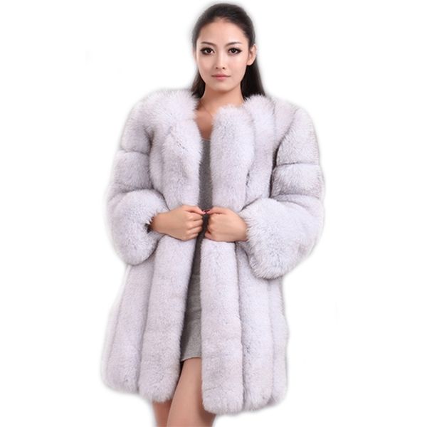 women's fur faux hjqjljls winter fashion women long coat female fuzzy thick warm fluffy artificial jacket 220919, Black
women's fur faux hjqjljls winter fashion women long coat female fuzzy thick warm fluffy artificial jacket 220919, Black