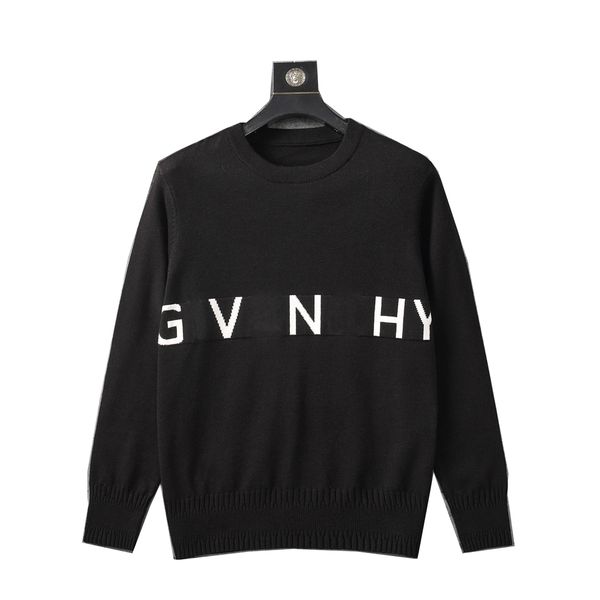 men's sweater black and white red new brand color alphabet pattern casual multiple sports wool warm fashion comfortable pilling street, White;black
men's sweater black and white red new brand color alphabet pattern casual multiple sports wool warm fashion comfortable pilling street, White;black