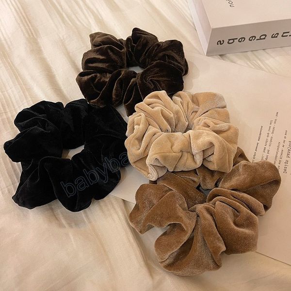 woman large velvet autumn and winter elastics hair band solid color scrunchies ladies ponytail hold hair accessories, Slivery;white
woman large velvet autumn and winter elastics hair band solid color scrunchies ladies ponytail hold hair accessories, Slivery;white