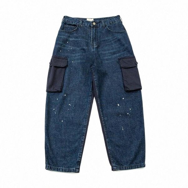 men's jeans spring autumn fashion baggy cargo pants patchwork contrast color splash ink harem trousers streetwear clothing c1g2#, Blue
men's jeans spring autumn fashion baggy cargo pants patchwork contrast color splash ink harem trousers streetwear clothing c1g2#, Blue