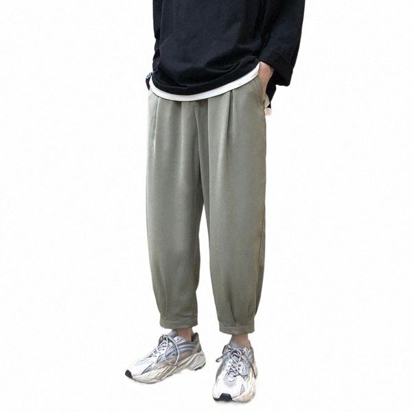 korean men lightweight pants ankle length summer casual student yong trendy streetwear solid breathable thin trousers male men's 22p4#, Black
korean men lightweight pants ankle length summer casual student yong trendy streetwear solid breathable thin trousers male men's 22p4#, Black